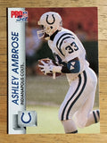 1992 Pro Set #519 Ashley Ambrose RC