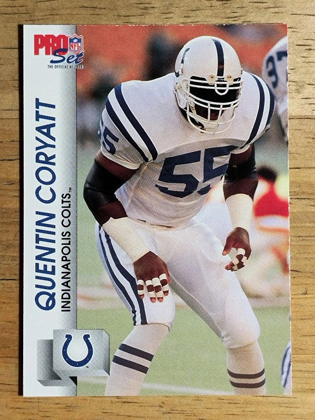 1992 Pro Set #522 Quentin Coryatt RC