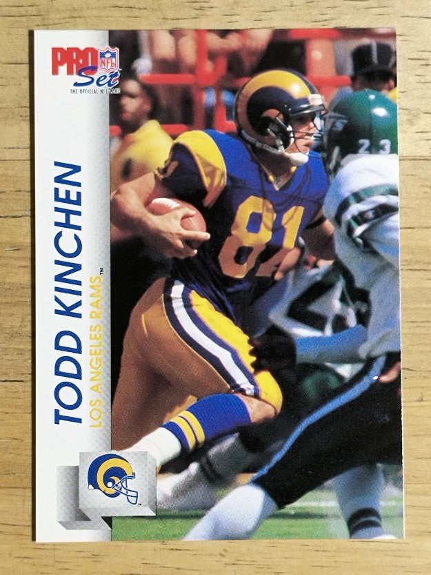 1992 Pro Set #551 Todd Kinchen RC