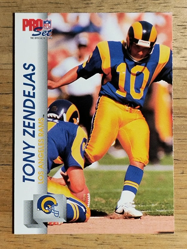 1992 Pro Set #553 Tony Zendejas
