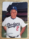 1987 Dodgers Mother's #1 Tom Lasorda MG