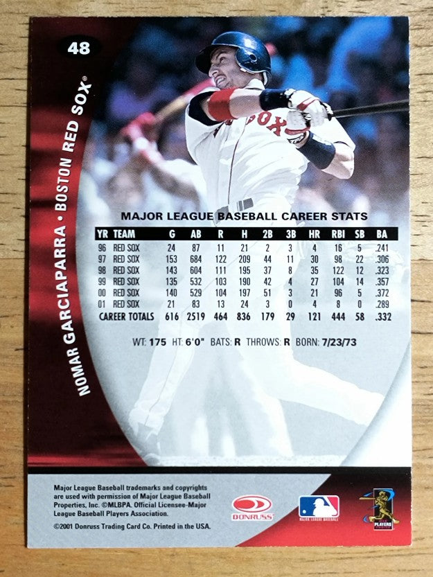 2001 Donruss Class of 2001 #48 Nomar Garciaparra
