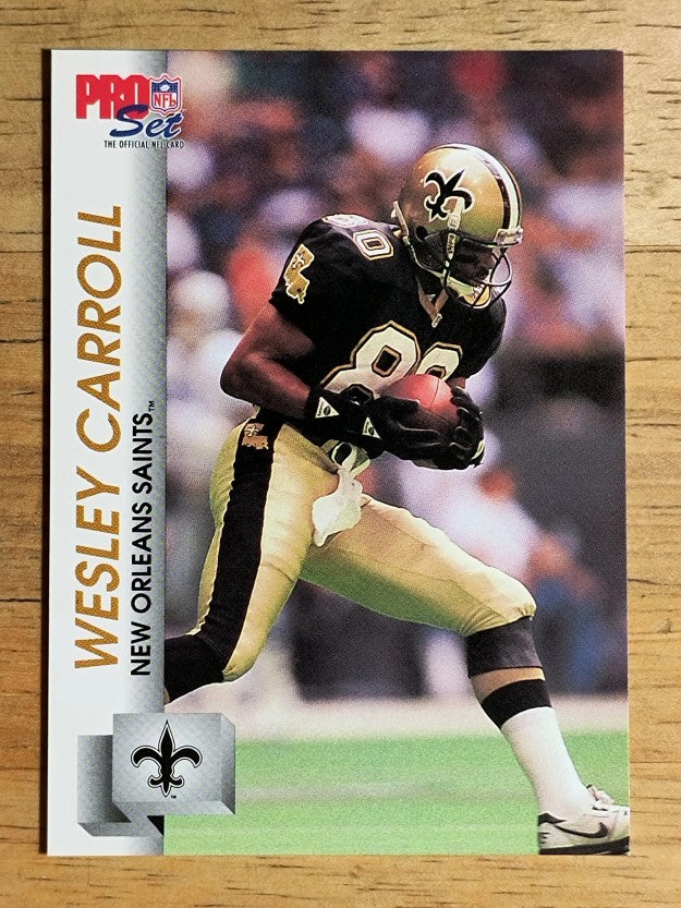 1992 Pro Set #583 Wesley Carroll