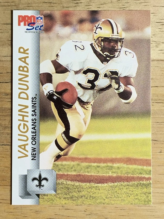 1992 Pro Set #585 Vaughn Dunbar RC