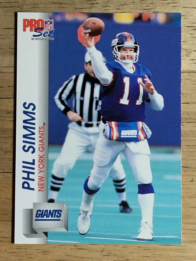 1992 Pro Set #595 Phil Simms