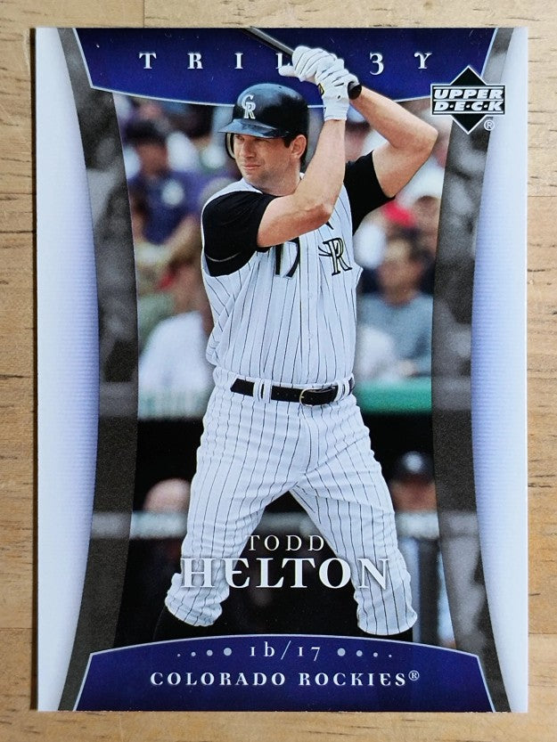 2005 Upper Deck Trilogy #92 Todd Helton