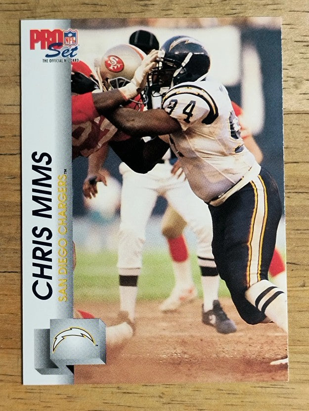 1992 Pro Set #640 Chris Mims