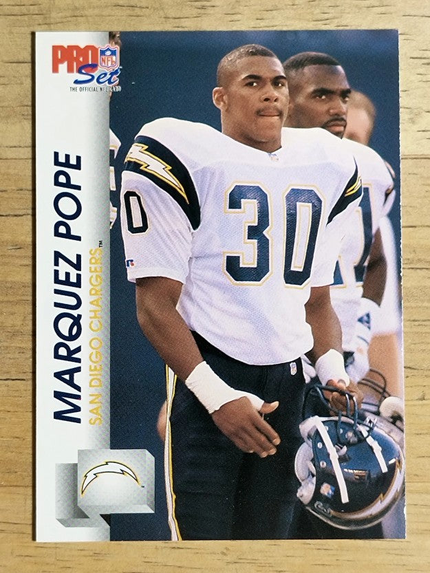 1992 Pro Set #641 Marquez Pope RC