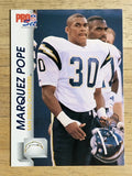 1992 Pro Set #641 Marquez Pope RC