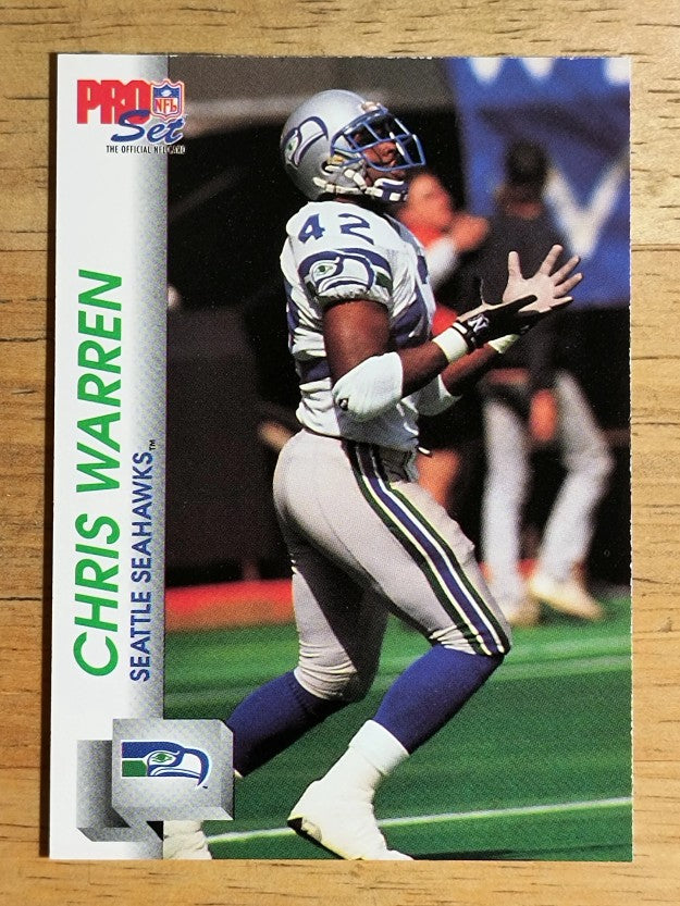 1992 Pro Set #659 Chris Warren