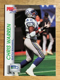 1992 Pro Set #659 Chris Warren