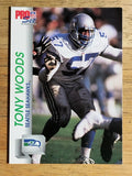 1992 Pro Set #660 Tony Woods