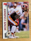 1992 Pro Set #671 Monte Coleman