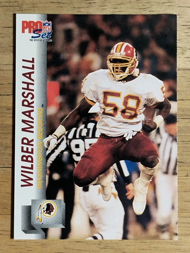 1992 Pro Set #677 Wilber Marshall