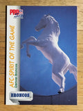 1992 Pro Set #683 Denver Broncos/Spirit of the Game/Bronco Statue