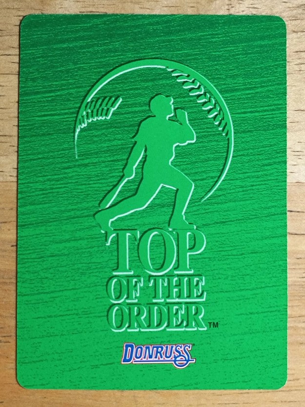 1995 Donruss Top of the Order #184 Marquis Grissom R