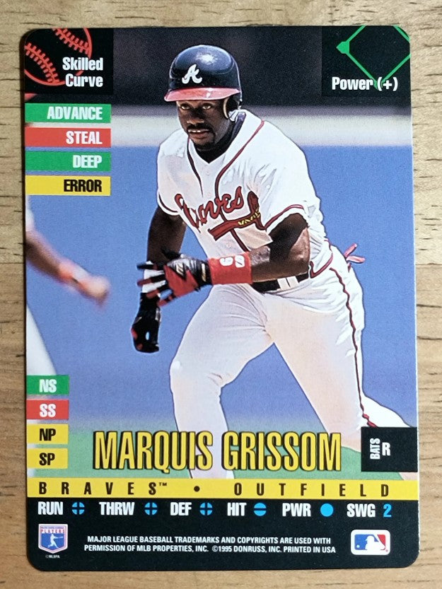 1995 Donruss Top of the Order #184 Marquis Grissom R
