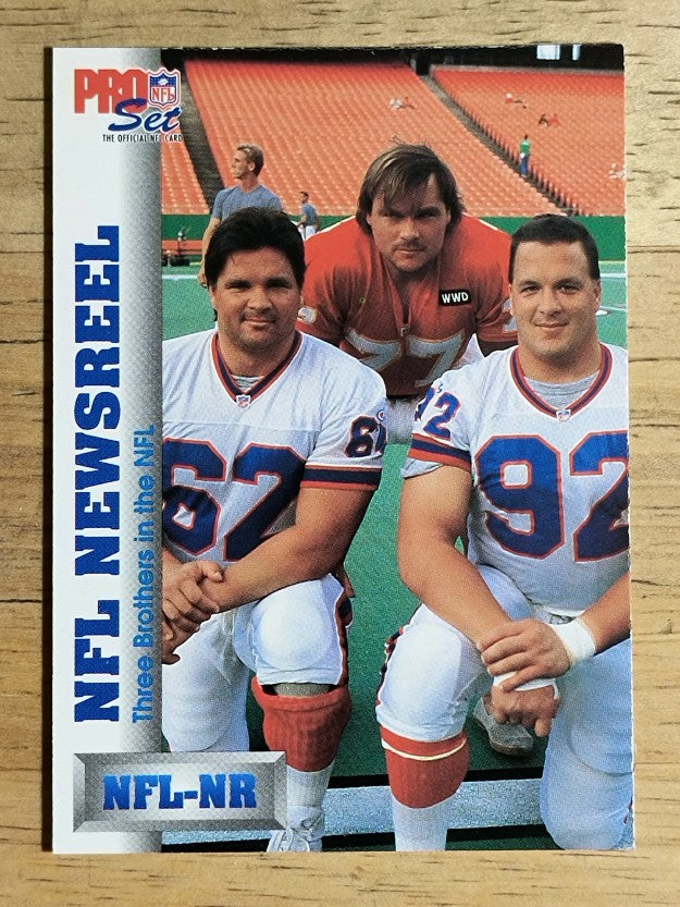1992 Pro Set #696 Brian Baldinger/Gary Baldinger/Rich Baldinger