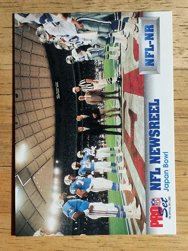 1992 Pro Set #697 Japan Bowl NEWS/August 2, 1992