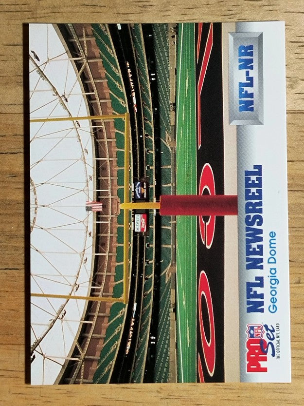 1992 Pro Set #698 Georgia Dome NEWS