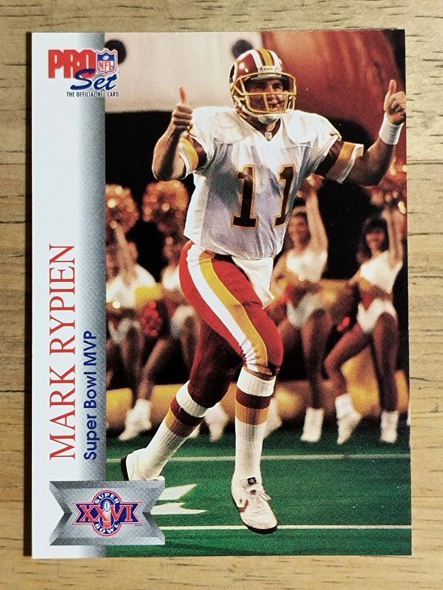 1992 Pro Set #700 Mark Rypien NEWS/Super Bowl XXVI MVP