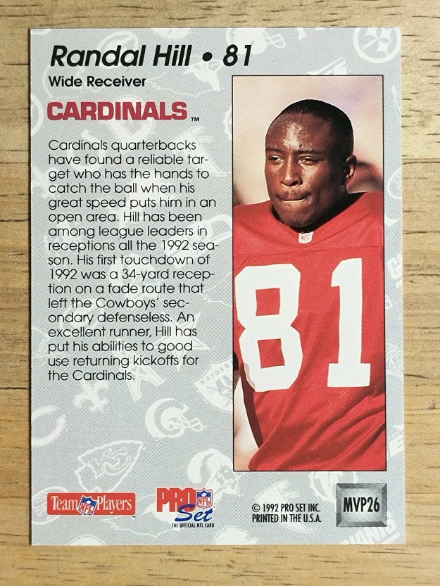 1992 Pro Set Gold MVPs #MVP26 Randal Hill