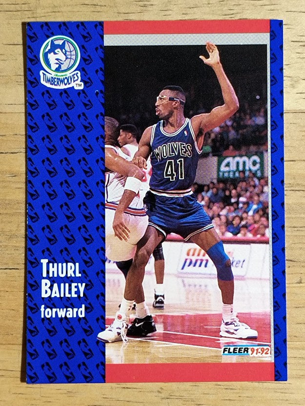 1991-92 Fleer #316 Thurl Bailey