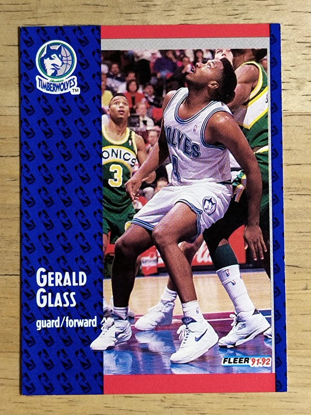 1991-92 Fleer #319 Gerald Glass
