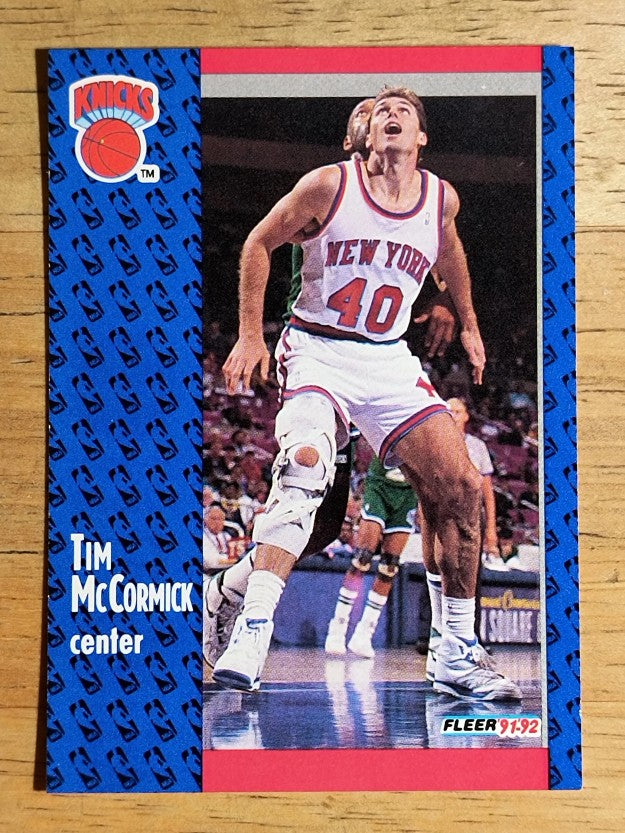 1991-92 Fleer #327 Tim McCormick