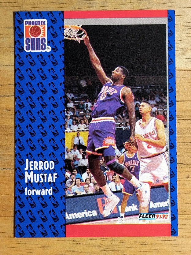 1991-92 Fleer #341 Jerrod Mustaf