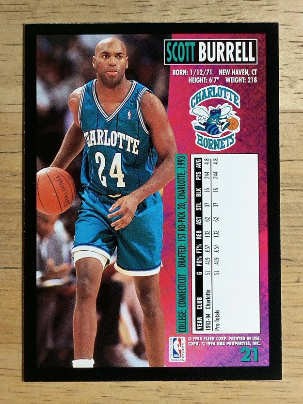 1994-95 Fleer #21 Scott Burrell