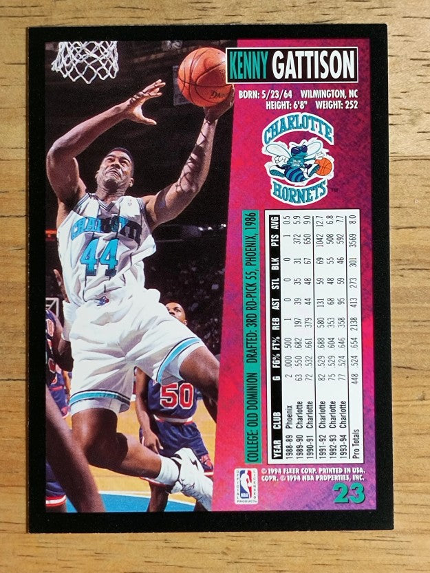1994-95 Fleer #23 Kenny Gattison