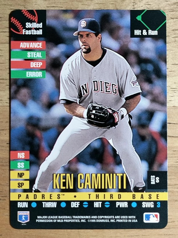 1995 Donruss Top of the Order #338 Ken Caminiti U