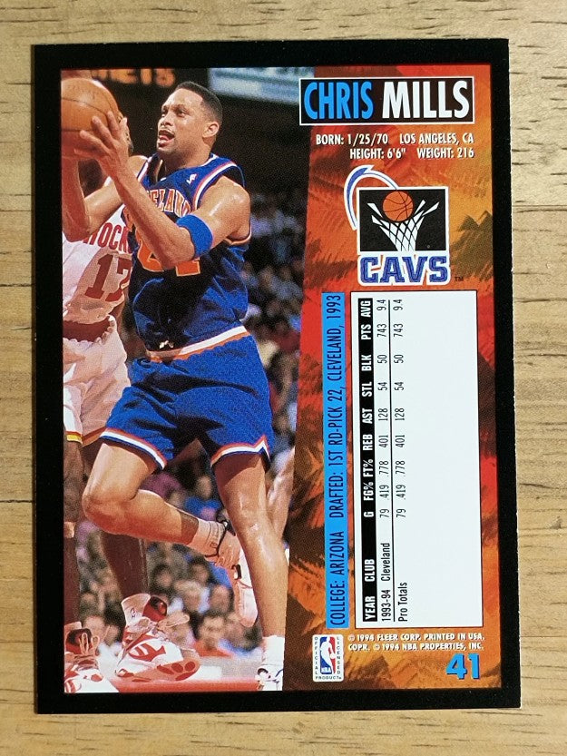 1994-95 Fleer #41 Chris Mills