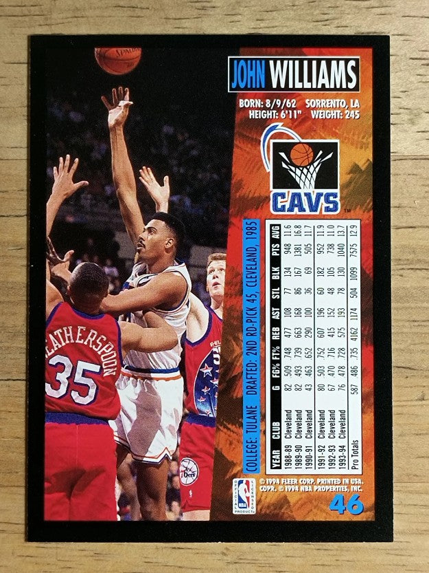 1994-95 Fleer #46 John Williams