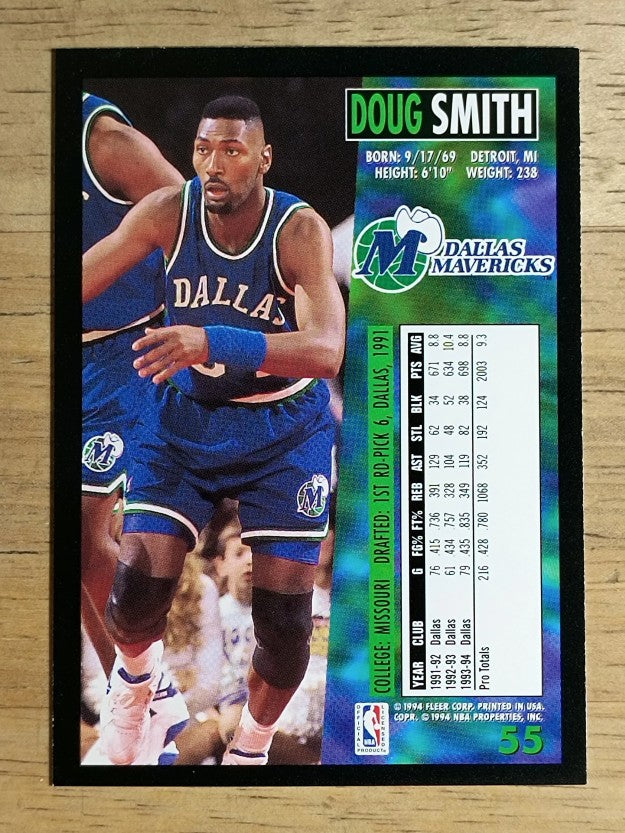 1994-95 Fleer #55 Doug Smith