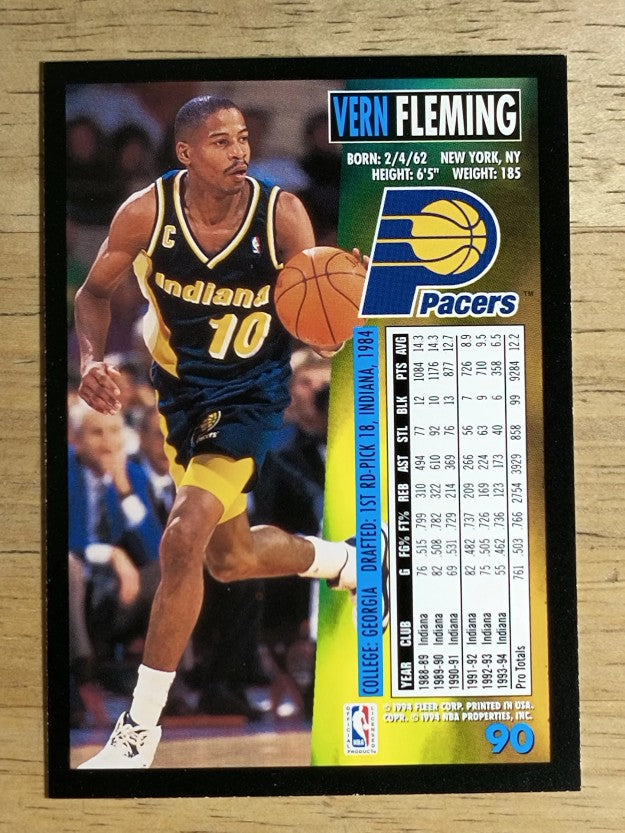 1994-95 Fleer #90 Vern Fleming