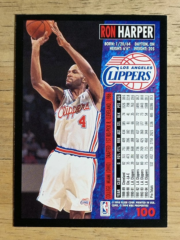 1994-95 Fleer #100 Ron Harper