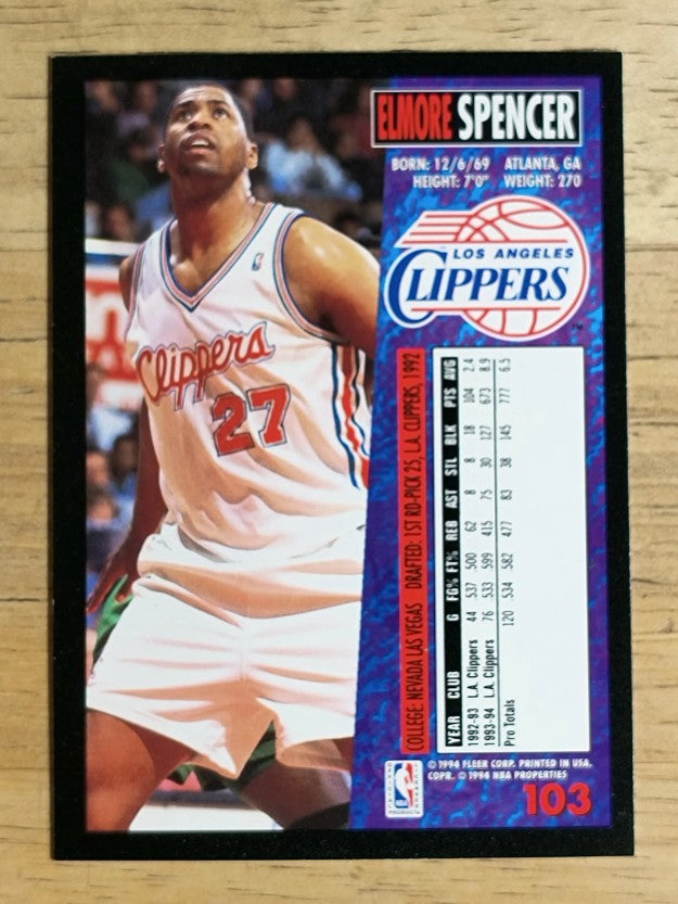 1994-95 Fleer #103 Elmore Spencer