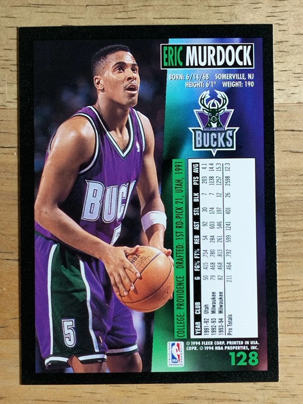 1994-95 Fleer #128 Eric Murdock
