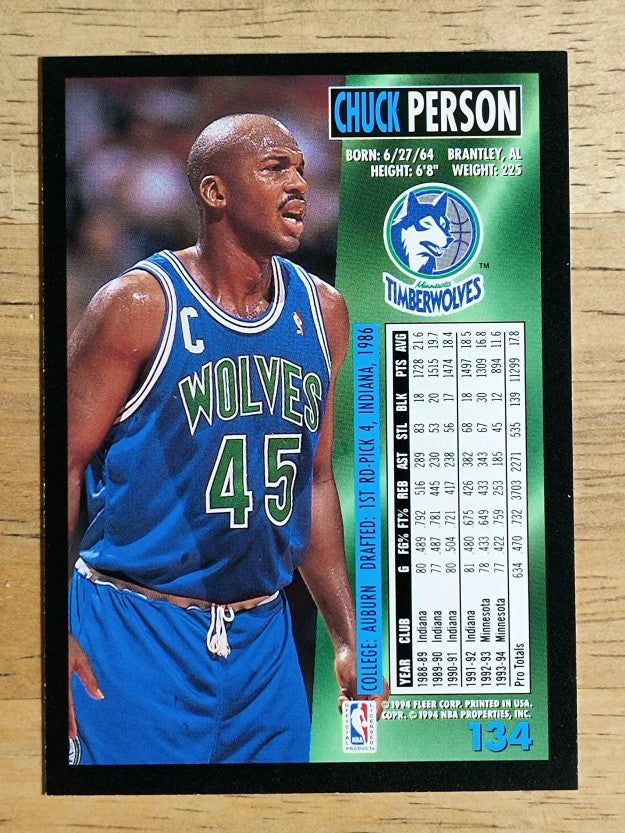 1994-95 Fleer #134 Chuck Person