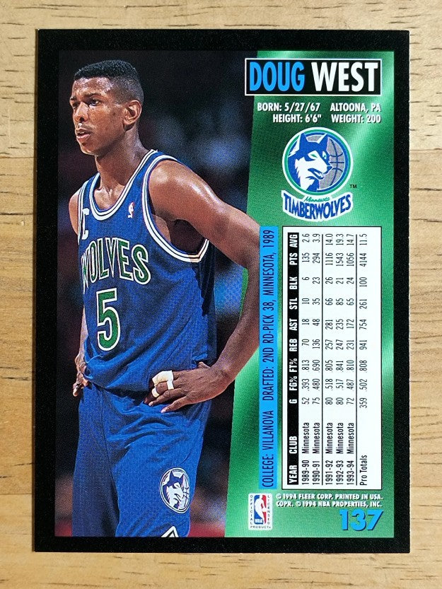 1994-95 Fleer #137 Doug West