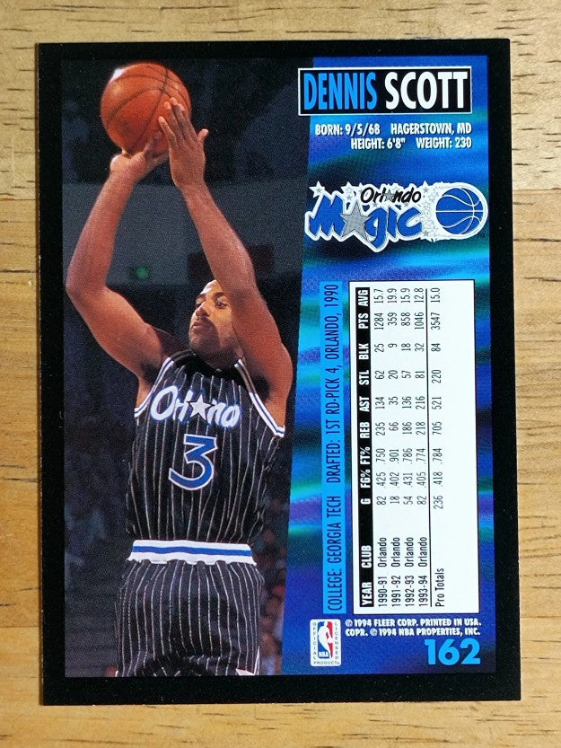 1994-95 Fleer #162 Dennis Scott
