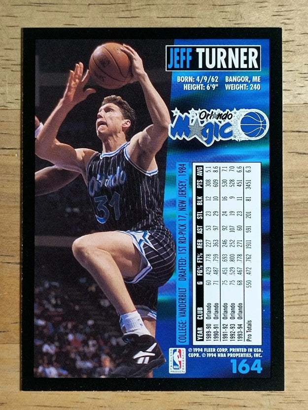 1994-95 Fleer #164 Jeff Turner