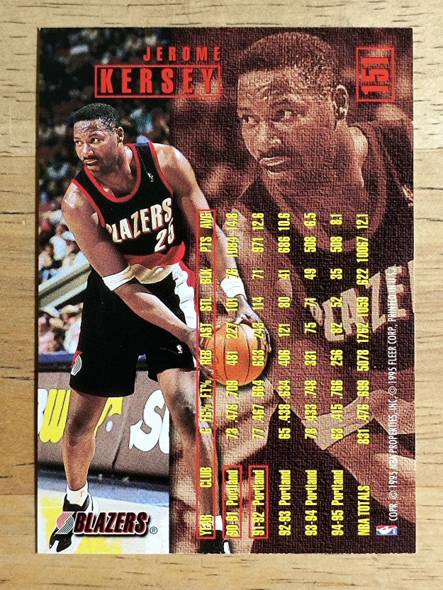 1995-96 Fleer #151 Jerome Kersey