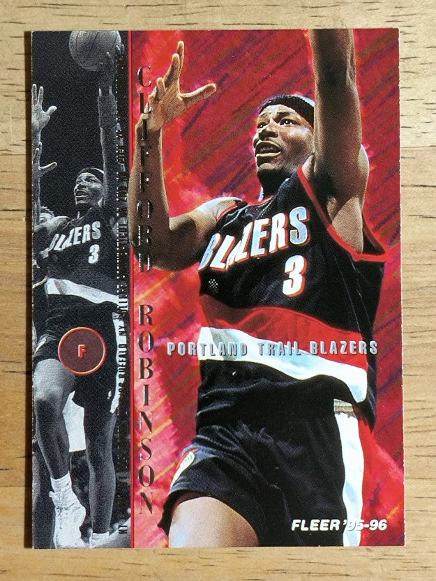 1995-96 Fleer #154 Clifford Robinson