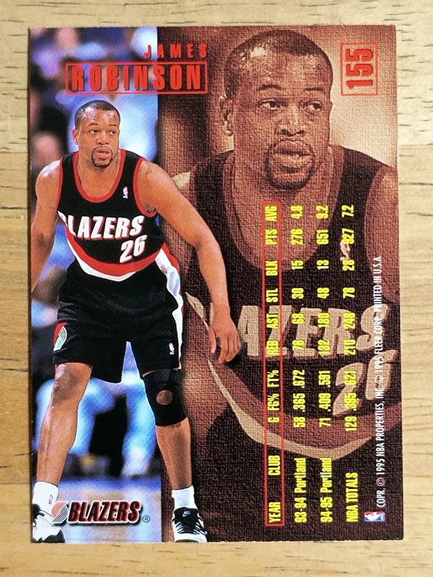 1995-96 Fleer #155 James Robinson