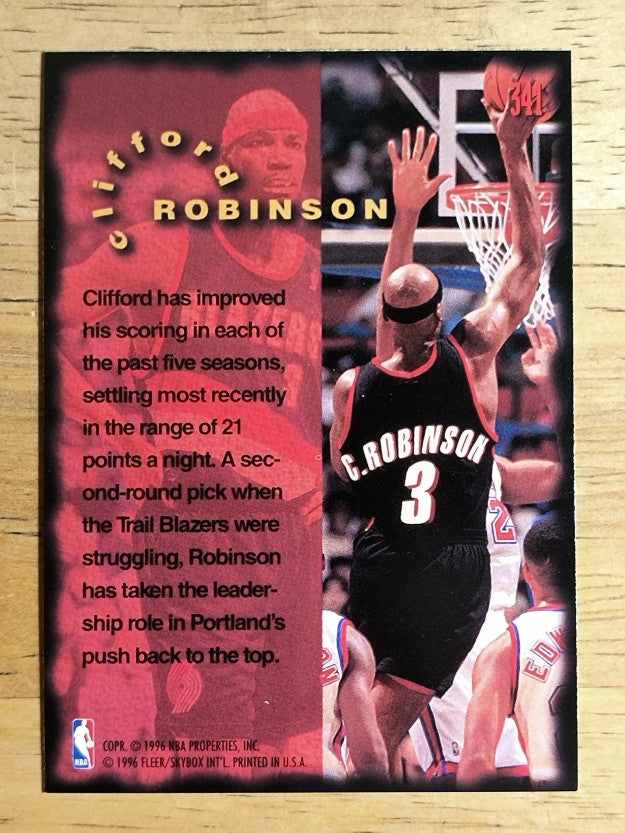 1995-96 Fleer #341 Clifford Robinson FF