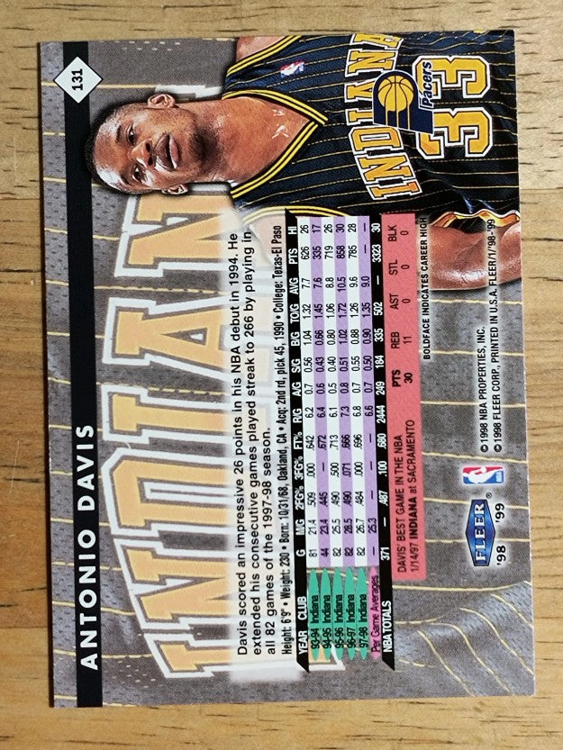 1998-99 Fleer Tradition #131 Antonio Davis