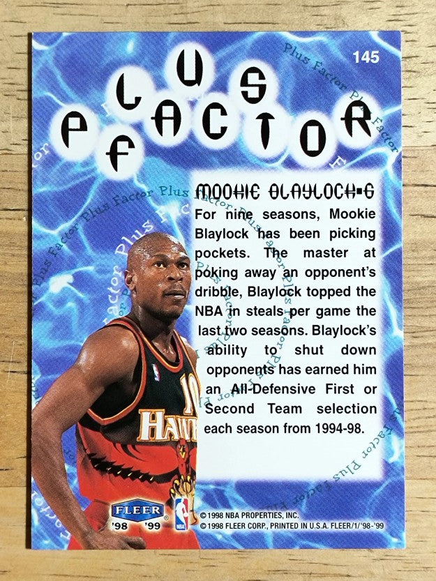 1998-99 Fleer Tradition #145 Mookie Blaylock PF